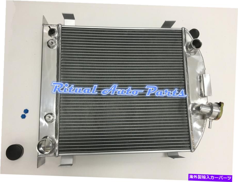 Radiator 62mm 3ROWアルミニウムラジエーターフォード1932 HI-BOY CHEVY ENGINE HOTROD 22.5 \
