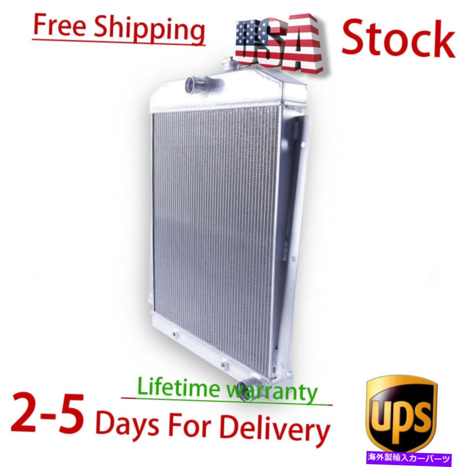 Radiator 3ROWアルミニウムラジエーター1947 1948 49 50 51 52 1953 1954シボレートラックピックアップV8 3Row Aluminum Radiator For 1947 1948 49 50 51 52 1953 1954 Chevy Truck Pickup V8【並行輸入品】
