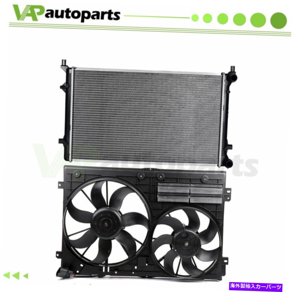 Radiator フォルクスワーゲンGTIジェッタ用のエンジンラジエーターと冷却ファンキット Engine Radiator and Cooling Fan Kit For Volkswagen GTI Jetta【並行輸入品】
