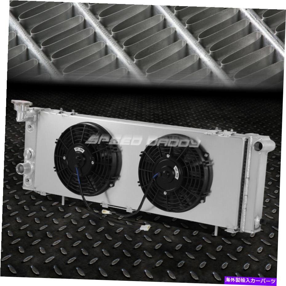 Radiator 91-01 Cherokee/Comanche 2.5L/4.0L 3列アルミニウムレーシングラジエーター+ファンシュラウド FOR 91-01 CHEROKEE/COMANCHE 2.5L/4.0L 3-ROW ALUMINUM RACING RADIATOR+FAN SHROUD【並行輸入品】