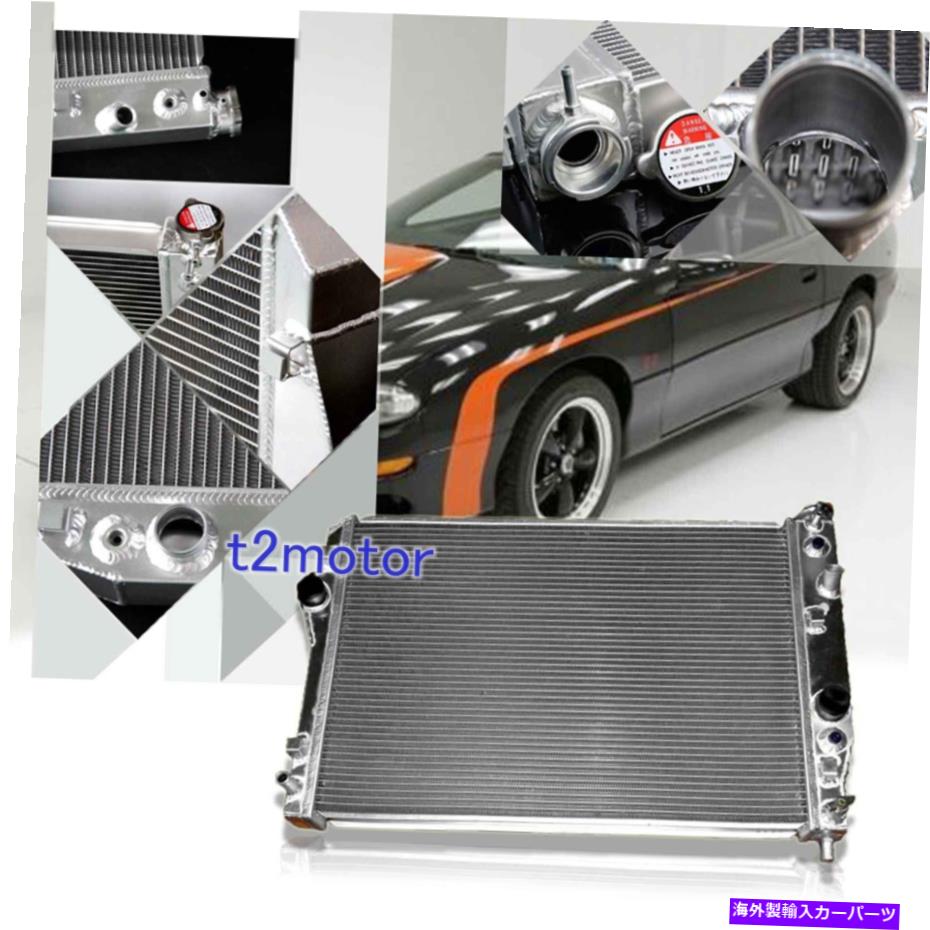 Radiator 98-99シボレーカマロ/ファイアバード5.7 V8のアルミニウム3列コアパフォーマンスラジエーター Aluminum 3 Row Core Performance Radiator for 98-99 Chevy Camaro/Firebird 5.7 V8【並行輸入品】