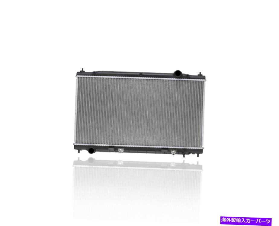 Radiator ラジエーターフィット14-18インフィニティQ50 3.5/3.7Lトランスオイルクーラー付き自動1ロー Radiator Fit 14-18 Infiniti Q50 3.5/3.7L Automatic 1-Row WITH Trans Oil Cooler【並行輸入品】