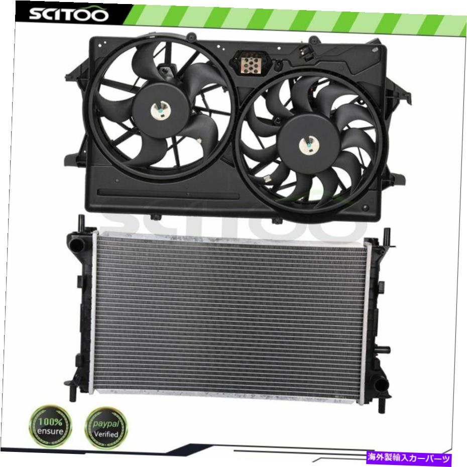 Radiator 2000 2001 2002フォードフォーカスに適したカーラジエーターと冷却ファンキット Car Radiator and Cooling Fan Kit Fit For 2000 2001 2002 Ford Focus【並行輸入品】