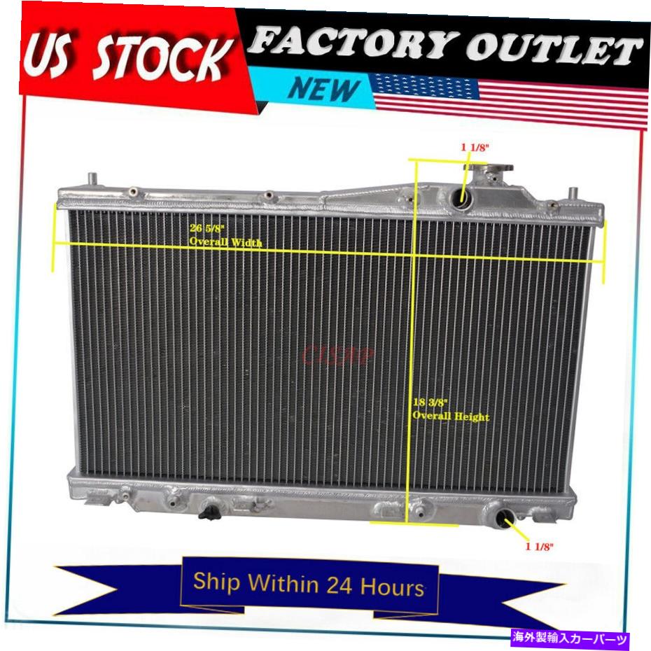 Radiator 3ROWSホンダシビック1.7L 2001-2005のすべてのアルミニウムラジエーター/MT AT AT/MT 3Rows All Aluminum Radiator For Honda Civic 1.7L 2001-2005 AT/MT【並行輸入品】