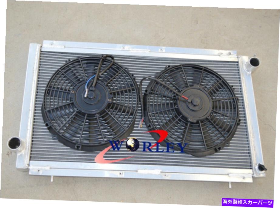 Radiator アルミニウムラジエーター+Subaru Impreza WRX GC8 STI 2.0L 1992-2000 99 97 MTのファン Aluminum Radiator+Fans For Subaru IMPREZA WRX GC8 STI 2.0L 1992-2000 99 97 MT【並行輸入品】