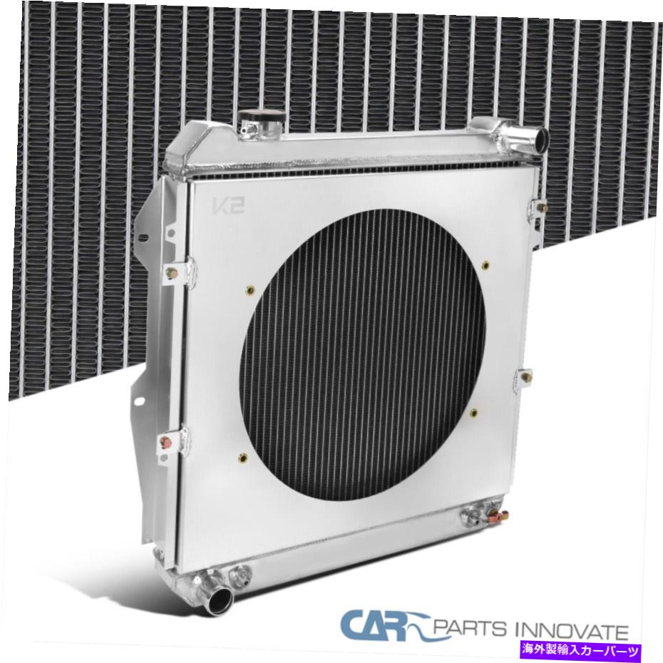 Radiator フィット84-95トヨタ4ランナーピックアップ3.0L V6 3列冷却ラジエーターW/ファンシュラウド Fits 84-95 Toyota 4Runner Pickup 3.0L V6 3 Row Cooling Radiator w/ Fan Shroud【並行輸入品】