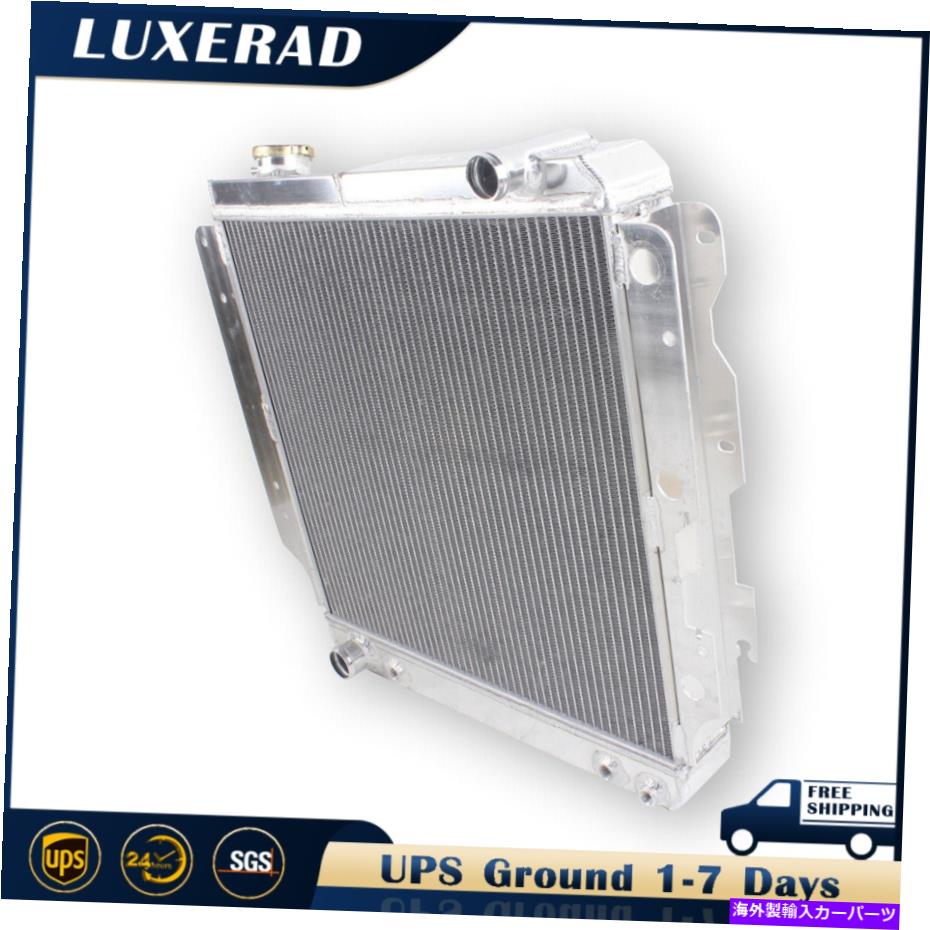 Radiator 1987-2006 2000 Jeep Wrangler YJ/TJ Chevy V8 Swapの4rowアルミニウムラジエーター 4Row Aluminum Radiator For 1987-2006 2000 Jeep Wrangler YJ/TJ Chevy V8 Swap【並行輸入品】