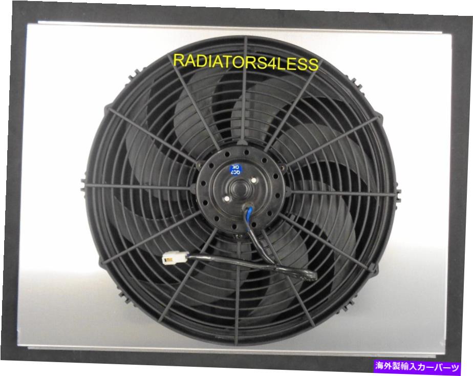 Radiator 新しいアルミニウムラジエーターファンシュラウド16 \
