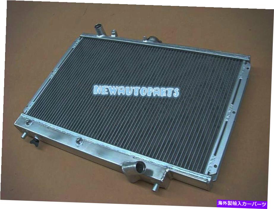 Radiator Mazda Familia GTX / 323 / Protege LX 1.8L BP 1989-1994の2列アルミニウムラジエーター 2 Row Aluminum Radiator For MAZDA FAMILIA GTX / 323/PROTEGE LX 1.8L BP 1989-1994【並行輸入品】