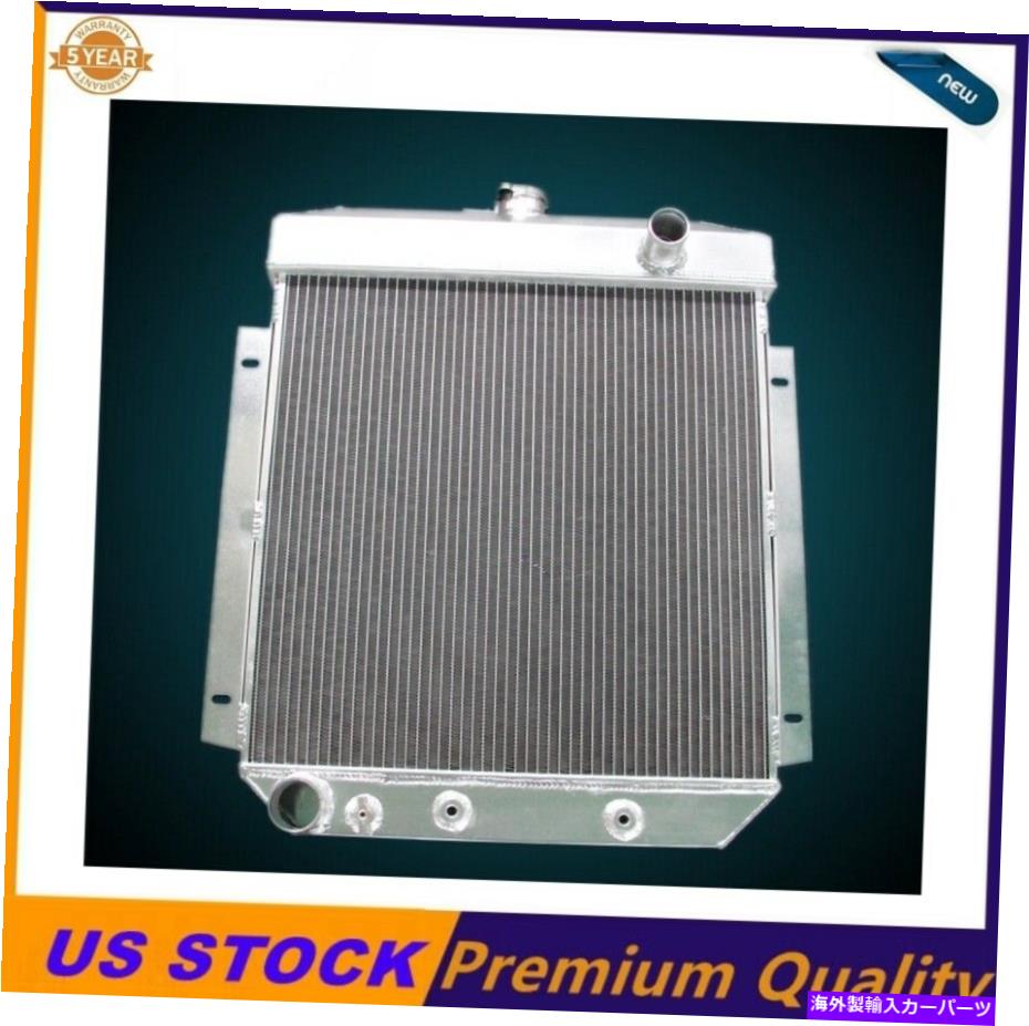 Radiator 3列アルミニウムラジエーターフィット1954 55 56フォードクラブカントリーセダンスカイライナーv8 Eng 3 Rows Aluminum Radiator Fit 1954 55 56 Ford Club Country Sedan Skyliner V8 Eng【並行輸入品】