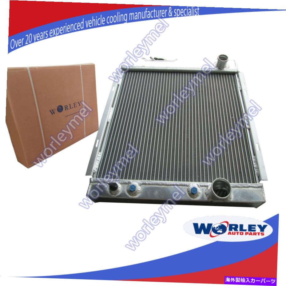 Radiator フォードマスタングの3列アルミニウムラジエーターV8 289 302ウィンザー1964-1966右側 3 ROW Aluminum Radiator For Ford MUSTANG V8 289 302 WINDSOR 1964-1966 Right Side【並行輸入品】