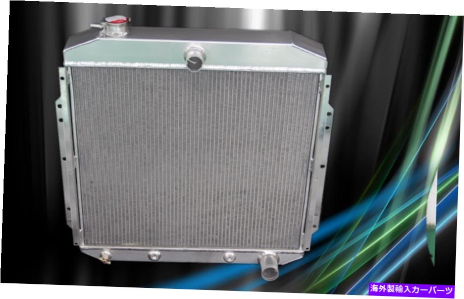 Radiator アルミニウムラジエーターフィット1953-1956 54 55フォードF-100ピックアップトラックGMエンジン3列 Aluminum Radiator Fit 1953-1956 54 55 Ford F-100 Pickup Truck GM Engine 3 Rows【並行輸入品】