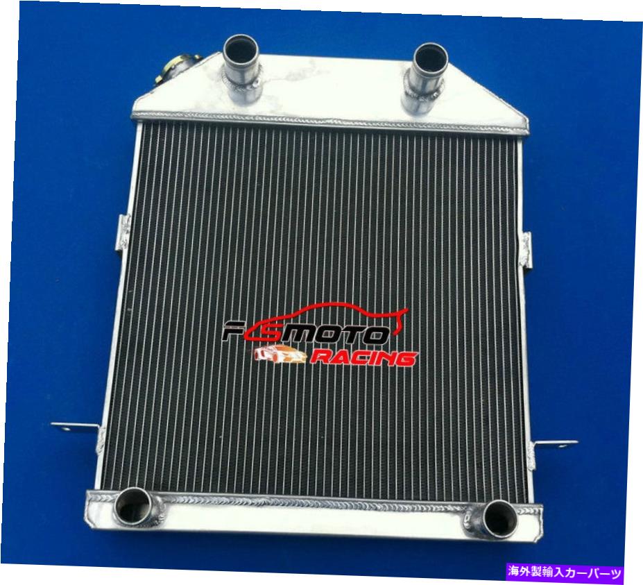Radiator フォードマーキュリーフラットヘッドデラックス標準V8 39 40 1941アルミニウムラジエーター用の4列 4 Row For Ford Mercury Flat Head Deluxe Standard V8 39 40 1941 Aluminum Radiator【並行輸入品】