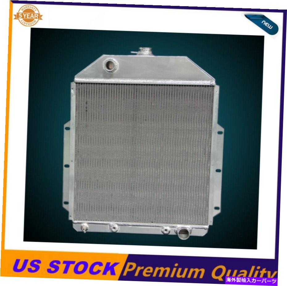 Radiator 3列アルミニウムラジエーターフィット1942-48 49 50 51 52フォードトラックピックアップシボレーエンジン 3 Rows Aluminum Radiator Fit 1942-48 49 50 51 52 Ford Truck Pickup Chevy Engine【並行輸入品】