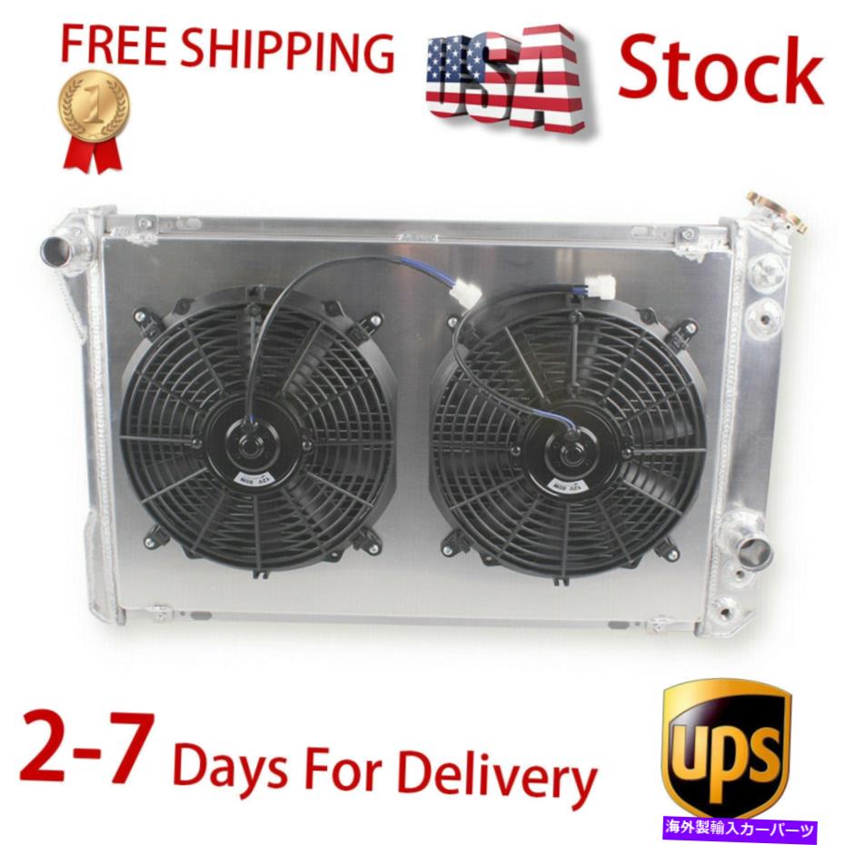 Radiator 82-92 83 87 Chevy Camaro/Firebird/Trans AM V8 5.7L 3列ラジエーター+シュラウド+ファン For 82-92 83 87 Chevy Camaro/Firebird/Trans Am V8 5.7L 3 Row Radiator+Shroud+Fan【並行輸入品】