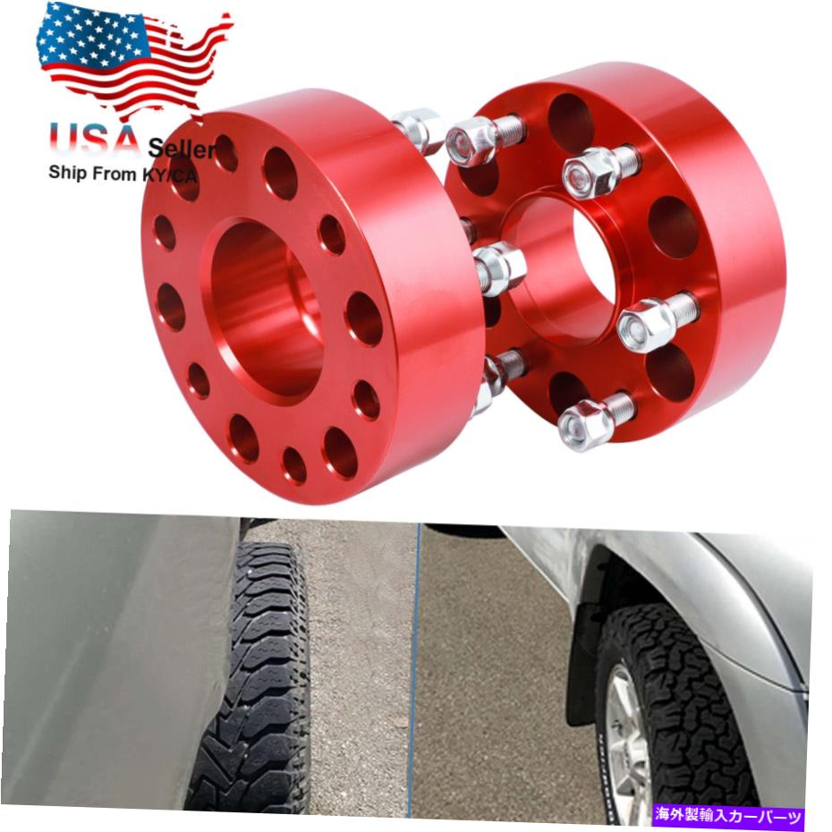 スペーサー 2 '' 6ラグハブセントリックホイールスペーサーアダプター6x5.5トヨタタコマ4ランナー 2'' 6 Lug Hubcentric Wheel Spacers Adapters 6x5.5 For Toyota Tacoma 4 Runner【並行輸入品】