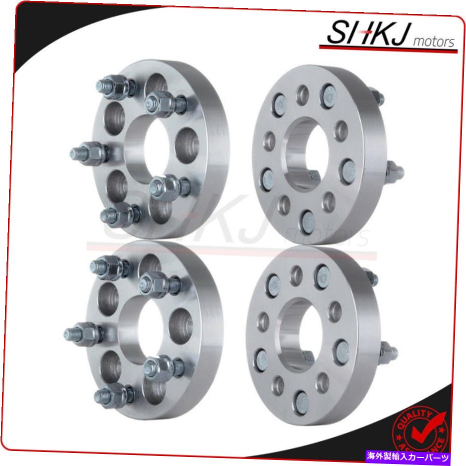 スペーサー 4 x 1インチホイールスペーサー5x100?5x112トヨタカローラクライスラーPTクルーザー 4 X 1 Inch Wheel Spacers 5X100 To 5X112 For Toyota Corolla Chrysler Pt Cruiser【並行輸入品】