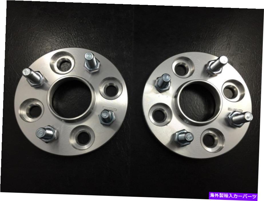 スペーサー 4xカスタムハブ中心ホイールスペーサー4x100 56.1 CB 12x1.5スタッド15mmアダプター 4X CUSTOM HUB CENTRIC WHEEL SPACERS 4x100 56.1 CB 12X1.5 STUDS 15MM ADAPTERS【並行輸入品】