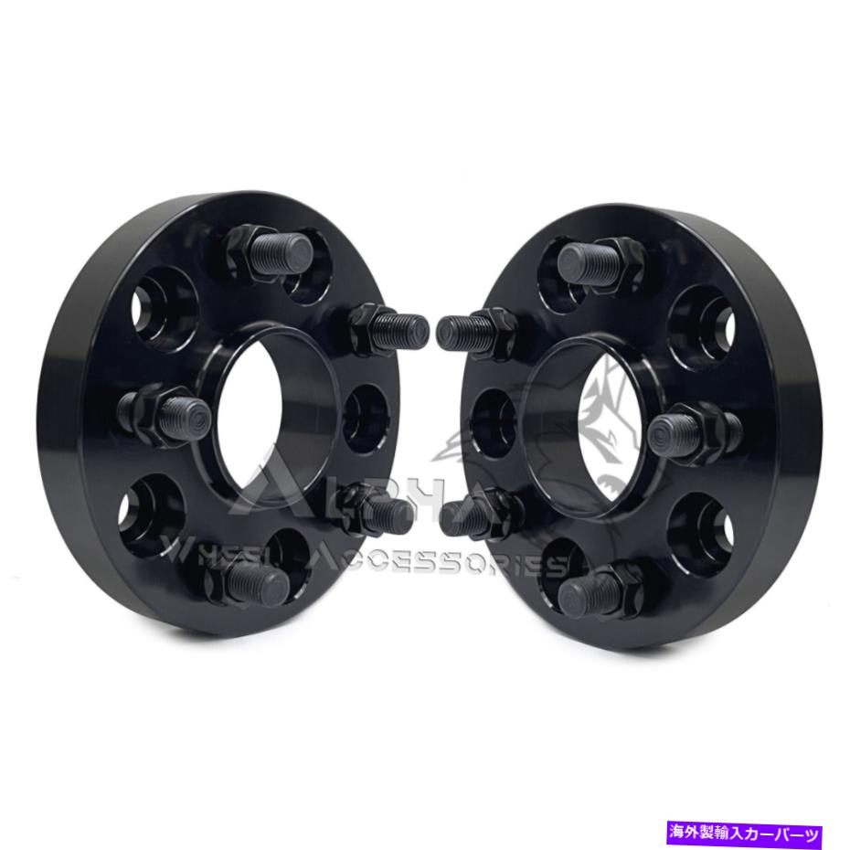 スペーサー 2PC 5x120ハブ中心ホイールスペーサー2020年の25mm＆Newer Chevrolet Corvette C8 2Pc 5x120 Hub Centric Wheel Spacers 25mm For 2020 & Newer Chevrolet Corvette C8【並行輸入品】