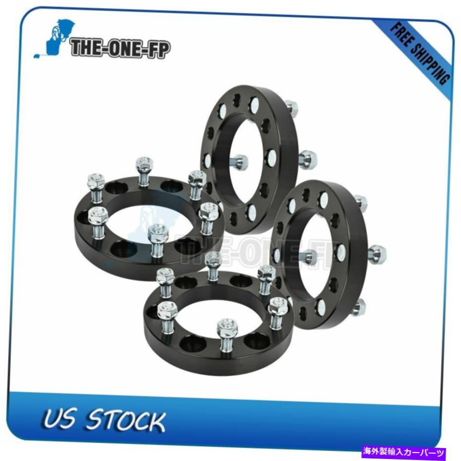 スペーサー 4xホイールスペーサー6x5.5トヨタタコマ用1インチ4runnerツンドラピックアップGMCキャニオン 4X Wheel Spacers 6x5.5 1 inch For Toyota Tacoma 4Runner Tundra Pickup GMC Canyon【並行輸入品】