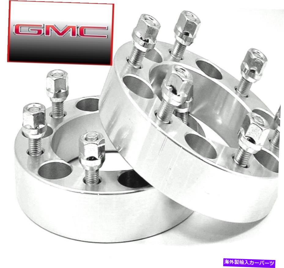 スペーサー 2 PC GMCユーコン6ラグホイールスペーサーアダプター1.50インチラグナット#6550C1415 2 Pc GMC Yukon 6 Lug Wheel Spacers Adapters 1.50 Inch With Lug Nuts # 6550C1415【並行輸入品】