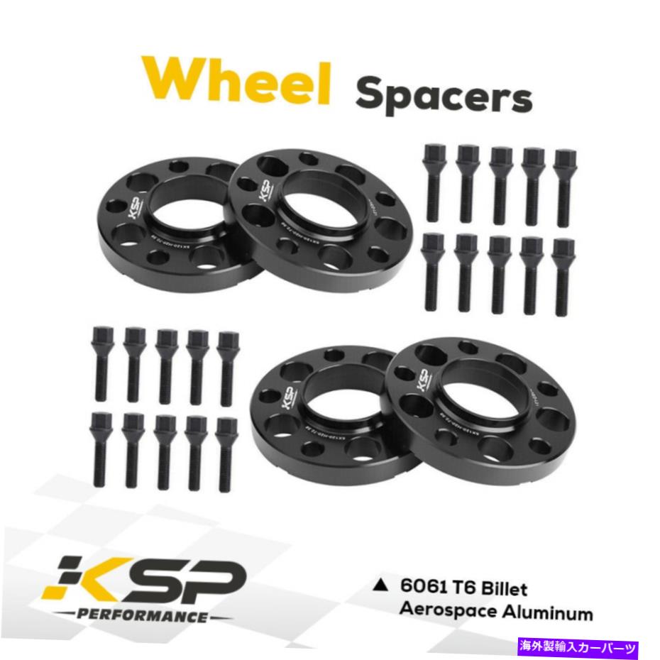 スペーサー 15mm 4PCSホイールスペーサー5x120 72.56mm for BMW E36 E46 E90 E91 M3 E60 +20PCボルト 15mm 4PCS Wheel Spacers 5x120 72.56mm for BMW E36 E46 E90 E91 M3 E60 +20pc BOLTS【並行輸入品】