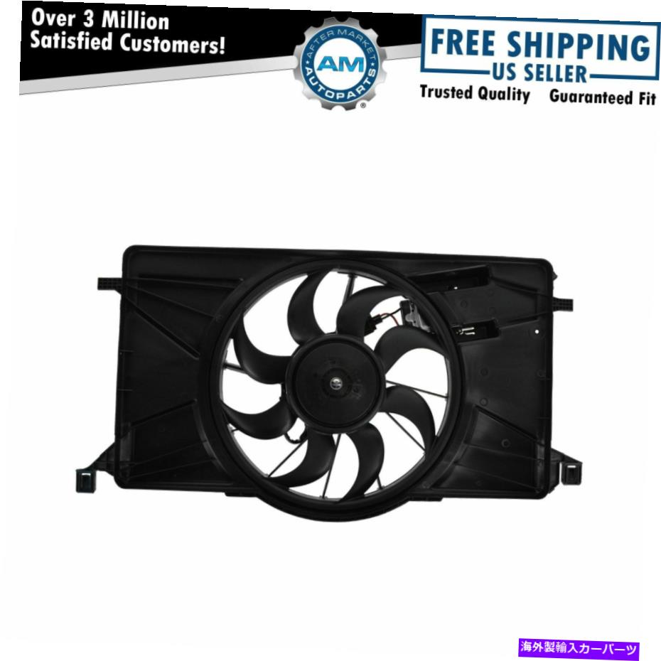 Radiator 12-14フォードフォーカス用のモジュール付きラジエーター冷却ファンアセンブリ Radiator Cooling Fan Assembly with Module for 12-14 Ford Focus【並行輸入品】