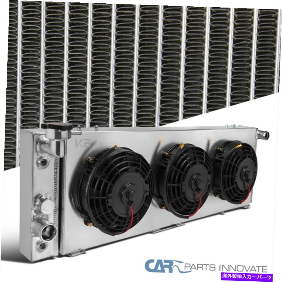 Radiator フィット91-01ジープチェロキーコマンチ2.5/4.0L 3列コア冷却ラジエーターファンシュラウド Fit 91-01 Jeep Cherokee Comanche 2.5/4.0L 3 Row Core Cooling Radiator Fan Shroud【並行輸入品】