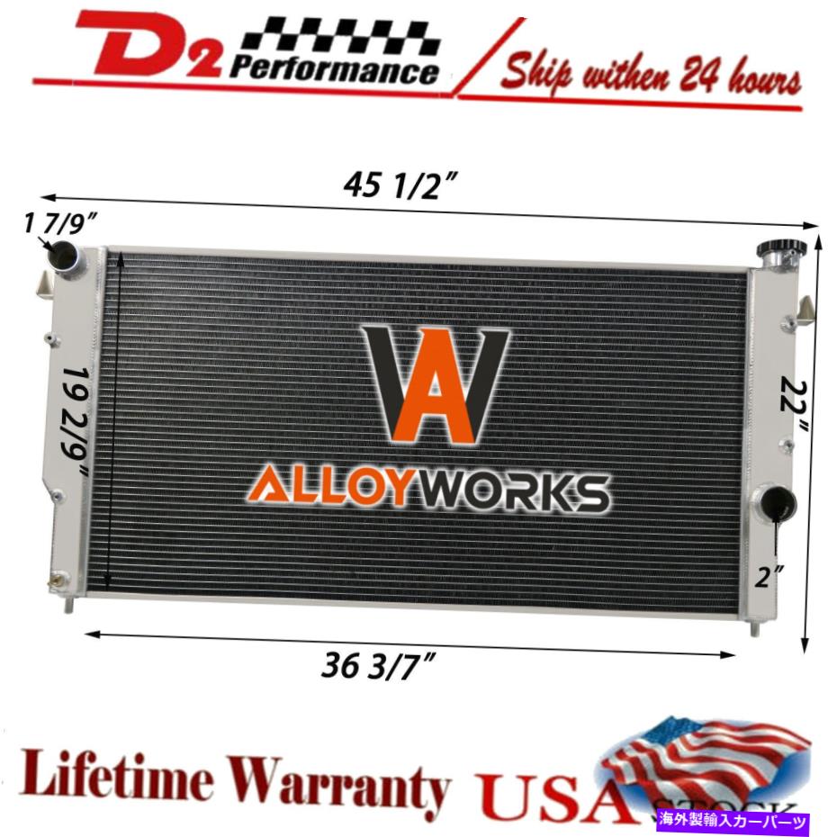 Radiator 1994-2002 2001 Dodge Ram 2500 3500 5.9Lカミンズの2列アルミニウムラジエーター 2 Row Aluminum Radiator For 1994-2002 2001 Dodge Ram 2500 3500 5.9L Cummins【並行輸入品】