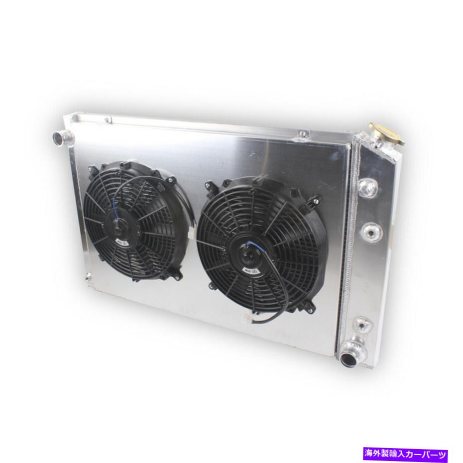 Radiator 73-87シボレーGMC C10 C20 C30トラック /73-91ブレザー3列ラジエーター+シュラウド+2ファン For 73-87 CHEVY GMC C10 C20 C30 TRUCK /73-91 BLAZER 3-Row Radiator+Shroud+2Fan【並行輸入品】