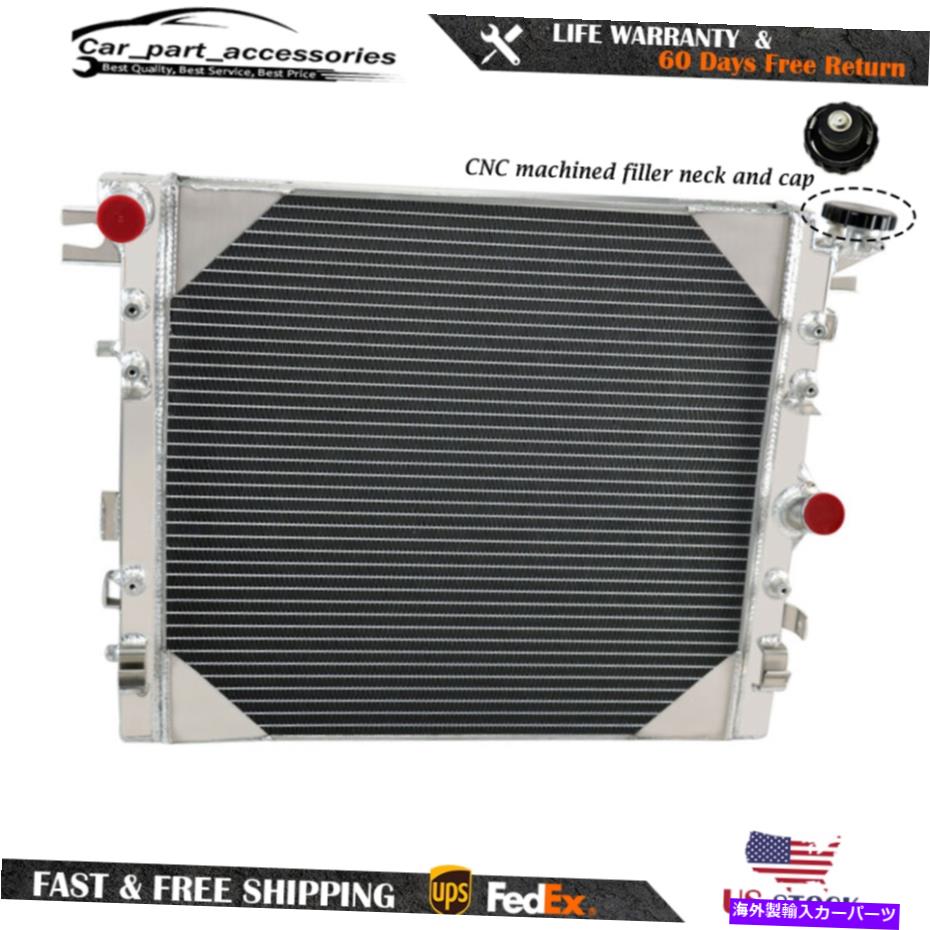 Radiator アルミニウム3列ラジエーターフィットジープラングラーJKスポーツ3.6L 3.8L V6 2007-2018 2017 Aluminum 3 Row Radiator Fit Jeep Wrangler JK Sport 3.6L 3.8L V6 2007-2018 2017【並行輸入品】