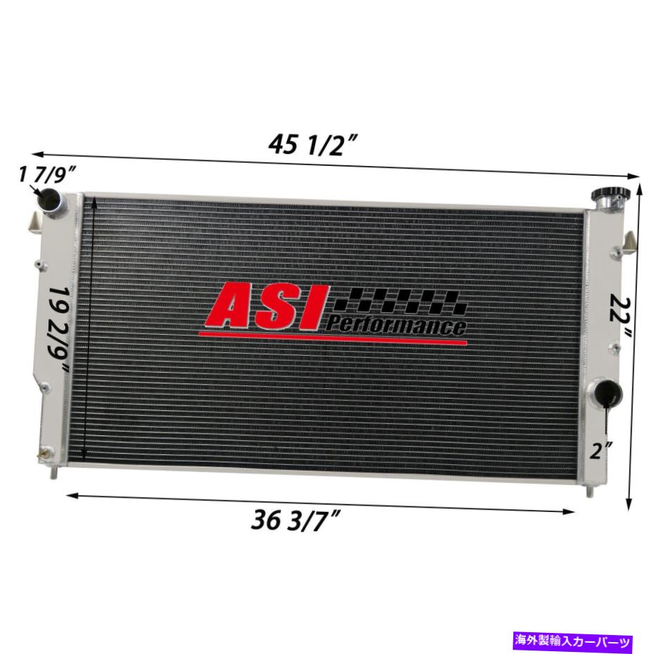 Radiator Fit 1994-2002 2001 2000 Dodge Ram 2500 3500 5.9L L6ターボディーゼル2列ラジエーター Fit 1994-2002 2001 2000 Dodge Ram 2500 3500 5.9L L6 Turbo Diesel 2 Row Radiator【並行輸入品】