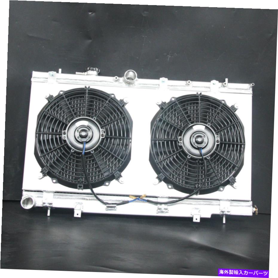 Radiator Subaru Impreza WRX STI 2003-2007アルミニウムラジエーター +ファンショーウド2列 FOR SUBARU IMPREZA WRX STI 2003-2007 ALUMINUM RADIATOR + FAN SHOROUD 2 ROWS【並行輸入品】