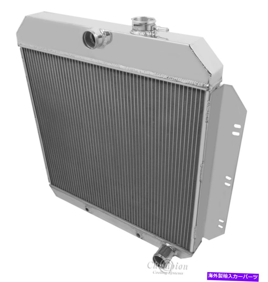 Radiator チャンピオンレース1960-62シボレーK/Cシリーズの3列アルミニウムラジエーター Champion Racing 3 Row Aluminum Radiator For 1960 - 62 Chevy K/C-Series【並行輸入品】