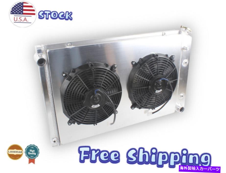Radiator 73-86のシボレーGMCトラックピックアップC10 C20C30 3ROWSラジエーター2+ファンシュラウド FOR 73-86 CHEVY GMC TRUCK PICKUP C10 C20C30 3ROWS RADIATOR 2+FAN SHROUD【並行輸入品】