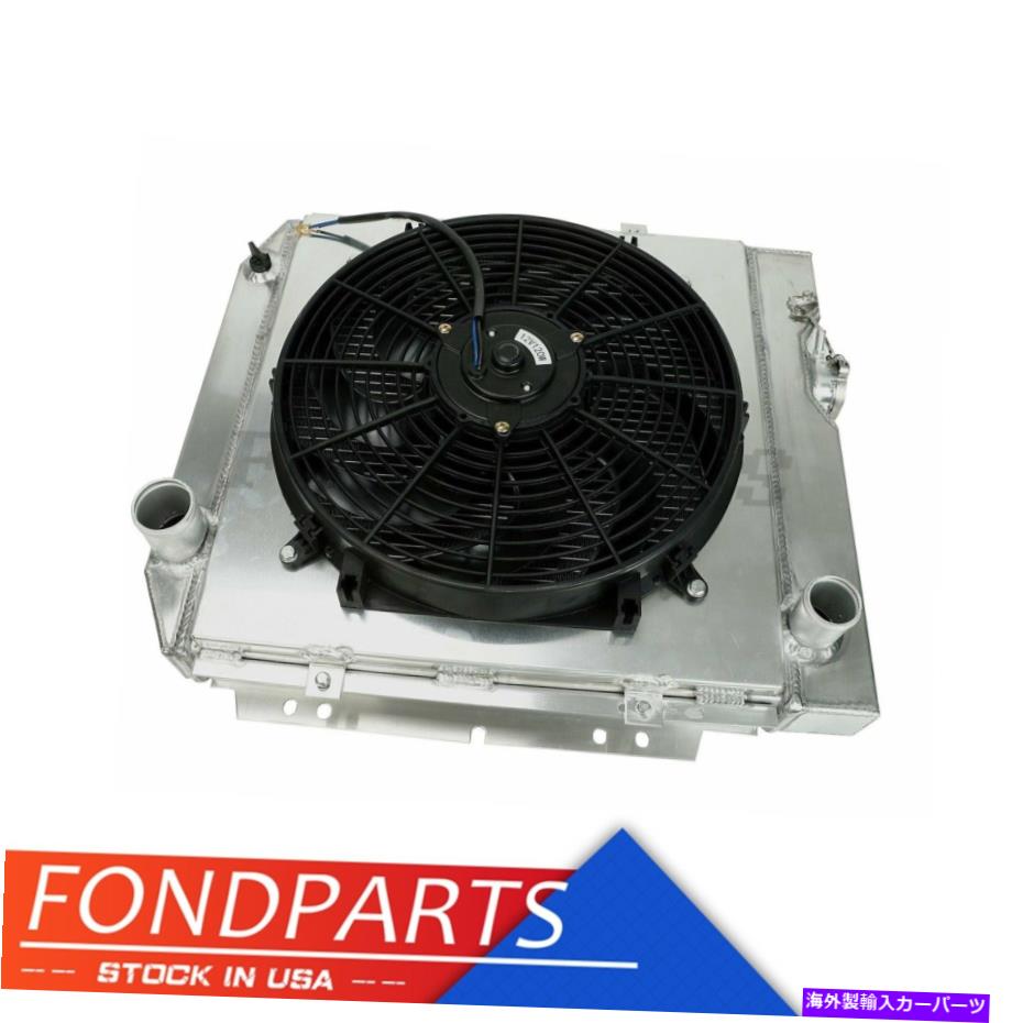 Radiator ファンフィット1963-1966フォードマスタングファルコンアルミニウム3列ラジエーター＆シュラウドマーキュリーV8 Fan Fit 1963-1966 Ford Mustang Falcon Aluminum 3 Row Radiator&Shroud Mercury V8【並行輸入品】
