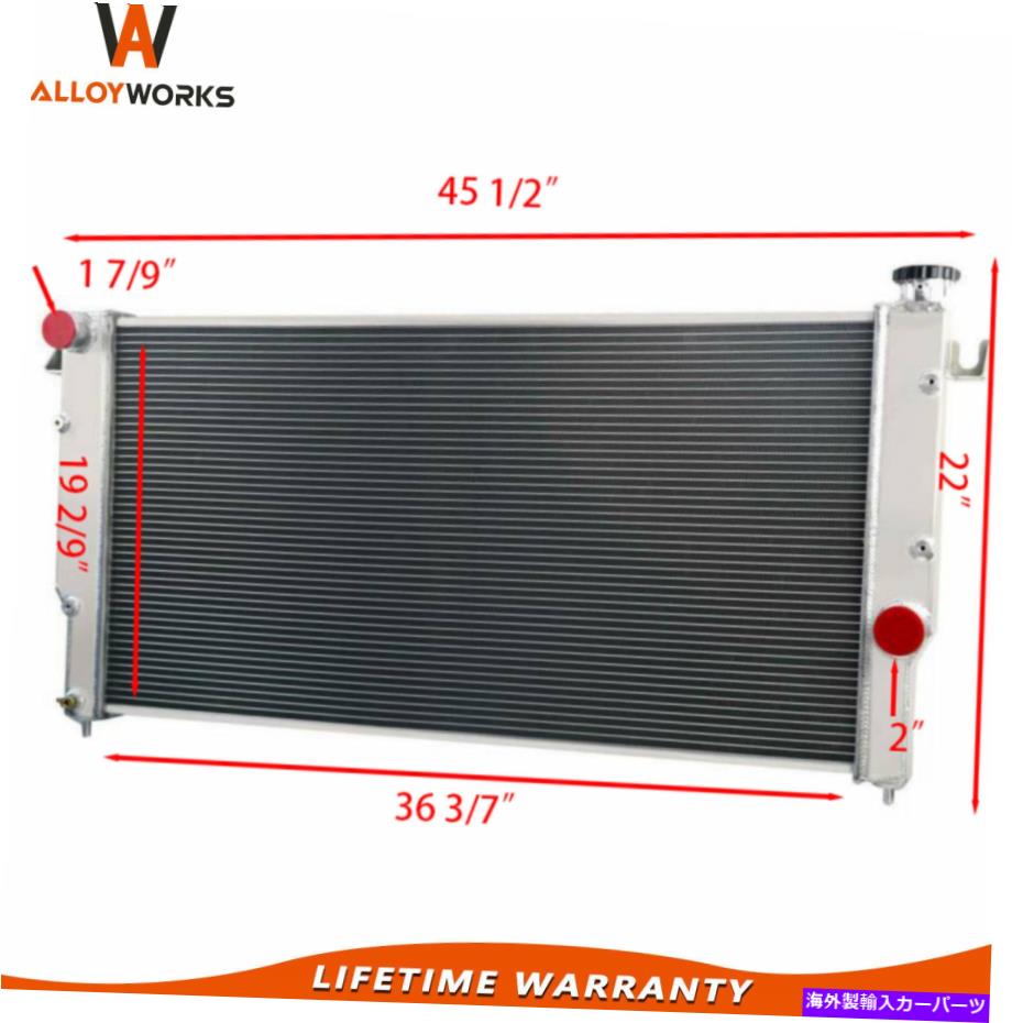 Radiator 1994-2002 1998 1999 Dodge Ram 2500 3500 5.9Lカミンズの2列アルミニウムラジエーター 2 Row Aluminum Radiator For 1994-2002 1998 1999 Dodge Ram 2500 3500 5.9L Cummins【並行輸入品】