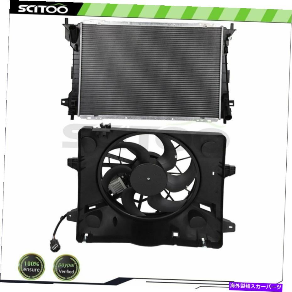 Radiator 2003-2004マーキュリーマローダーに適したカーラジエーターと冷却ファンキット Car Radiator and Cooling Fan Kit Fit For 2003-2004 Mercury Marauder【並行輸入品】