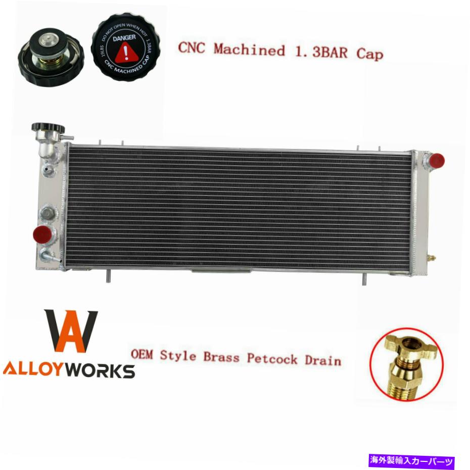 Radiator Jeep Cherokee XJ 2.4L 4.0L L6 1991-2001 1993 1993の4列アルミニウムラジエーター 4 Row Aluminum Radiator For Jeep Cherokee XJ 2.4L 4.0L L6 1991-2001 1993 1999【並行輸入品】