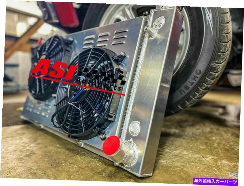 Radiator 1967-1972シボレーC10 C20 C30ピックアップV8 3ROWアルミニウムラジエーター+シュラウドファン For 1967-1972 Chevrolet C10 C20 C30 Pickup V8 3Row Aluminum Radiator+Shroud Fan【並行輸入品】