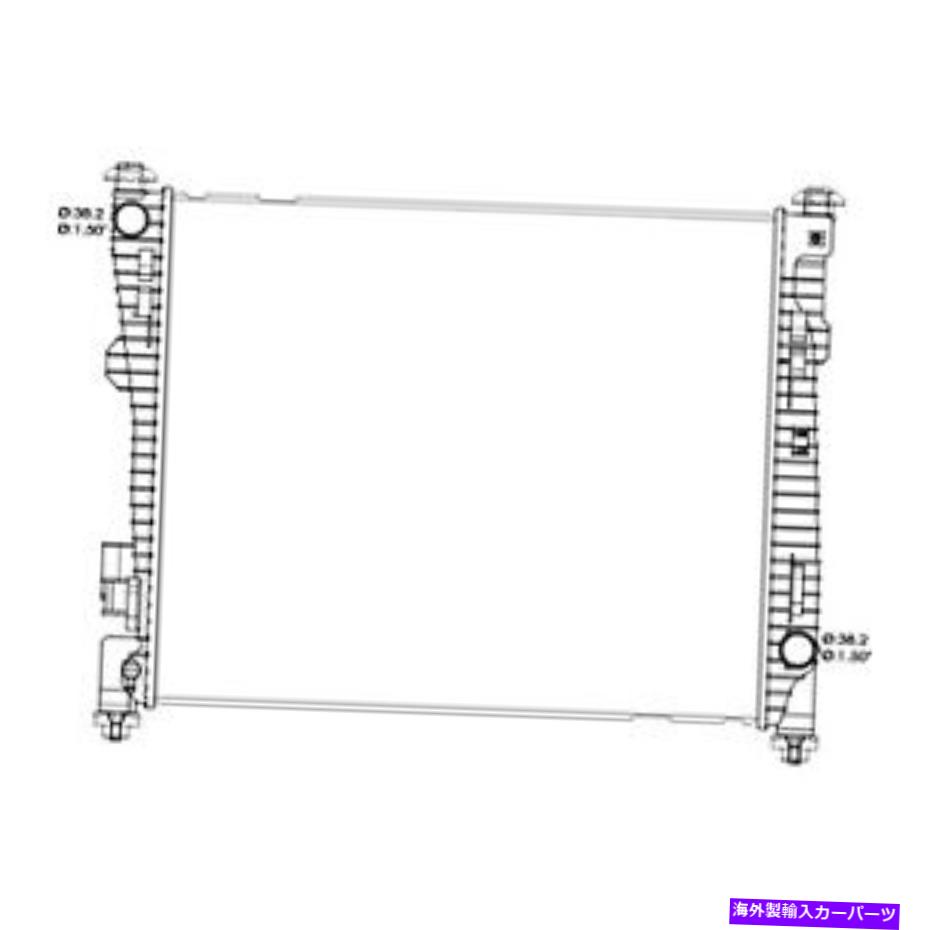 Radiator RAD3123新しい交換用ラジエーターは2016-2021 Dodge Durangoに適合します RAD3123 New Replacement Radiator Fits 2016-2021 Dodge Durango【並行輸入品】