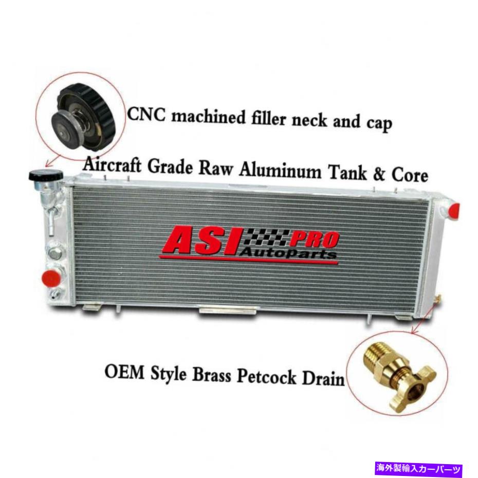 Radiator 1991年から2001年の4列アルミニウムラジエーターJeep Cherokee XJ 4.0l at Mt 4 Row Aluminium Radiator for 1991-2001 Jeep Cherokee XJ 4.0L AT MT【並行輸入品】