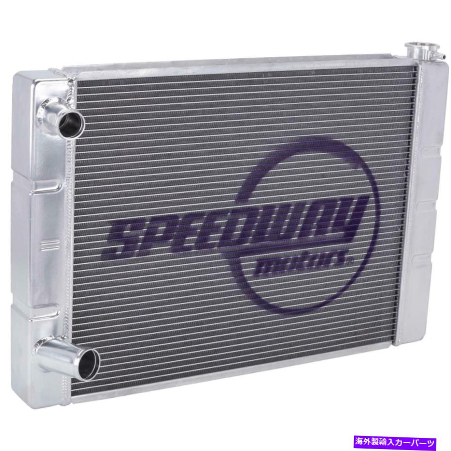 Radiator スピードウェイ24インチ。ダブルパスアルミニウムラジエータースモールブロックフォード/モーパー Speedway 24 In. Double Pass Aluminum Radiator Small Block Ford/Mopar【並行輸入品】