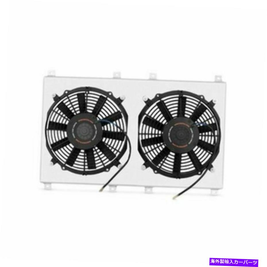 Radiator 1990 - 94年のアルミニウムシュラウドキットを備えたミシモトエレクトリックファンフィットレガシーターボ Mishimoto Electric Fan with Aluminum Shroud Kit For 1990-94 Fit Legacy Turbo【並行輸入品】