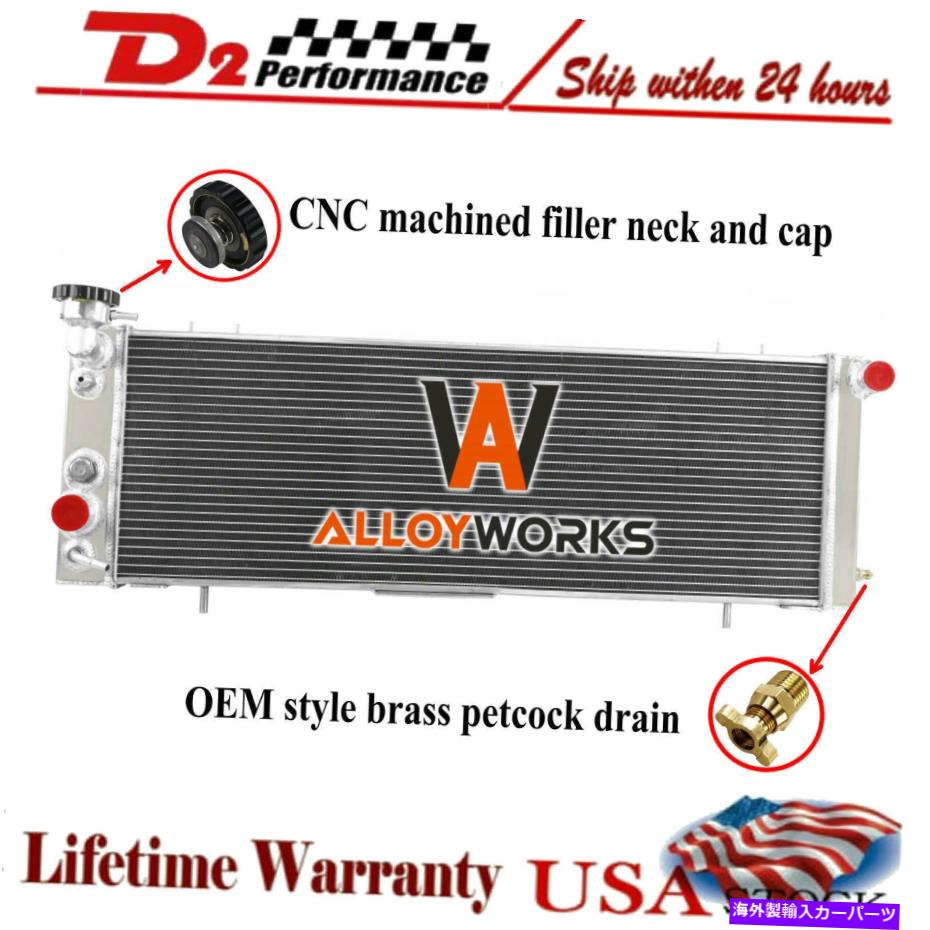 Radiator 1991年から2001年の4列アルミニウムラジエータージープチェロキーXJ/コマンチ2.5L 4.0L 1992 4 Row Aluminum Radiator For 1991-2001 Jeep Cherokee XJ/ Comanche 2.5L 4.0L 1992【並行輸入品】 61,166円