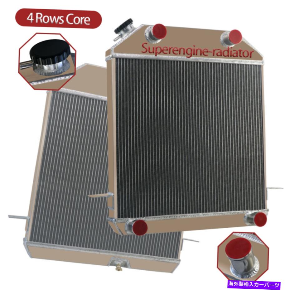 Radiator 4040ラジエーター4列フォードマーキュリーフラットヘッドデラックスピックアップスモールブロックV8 4040 Radiator 4 Rows For Ford Mercury Flat Head Deluxe Pickup Small Block V8【並行輸入品】