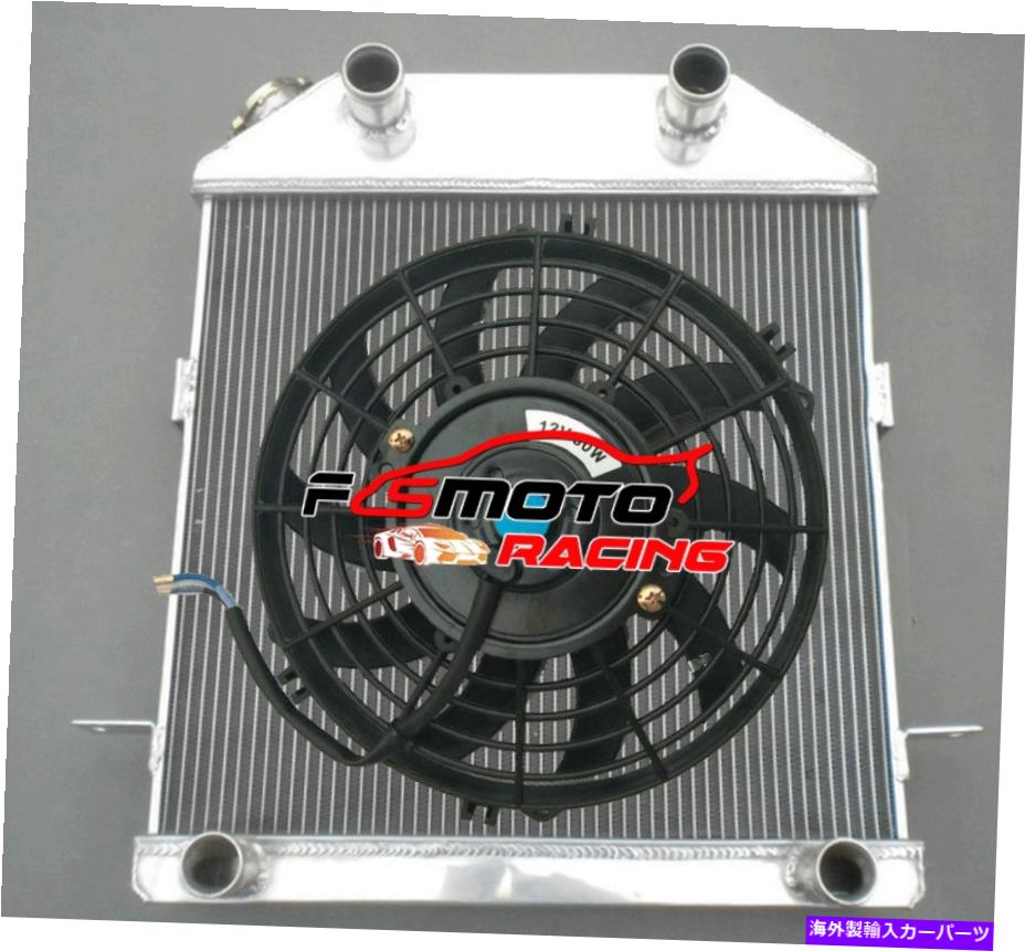 Radiator 3rowラジエーター+ファンフォード標準水銀フラットヘッドスーパーデラックスV8 1939-1941 3Row Radiator+Fan For Ford Standard Mercury Flat Head Super Deluxe V8 1939-1941【並行輸入品】