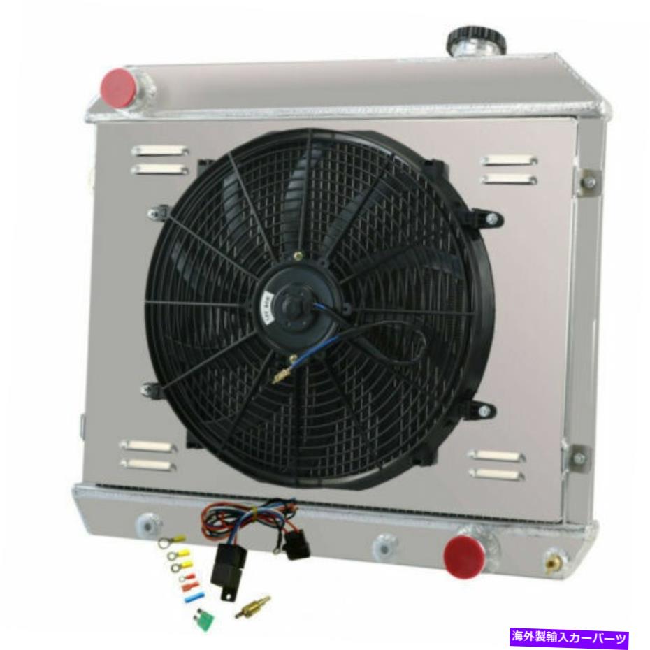 Radiator 3列のラジエーター+シュラウドファン1961-1966シボレーC/Kシリーズピックアップトラック 3 Row Radiator+Shroud Fan For 1961-1966 Chevy C/K Series Pickup Truck【並行輸入品】
