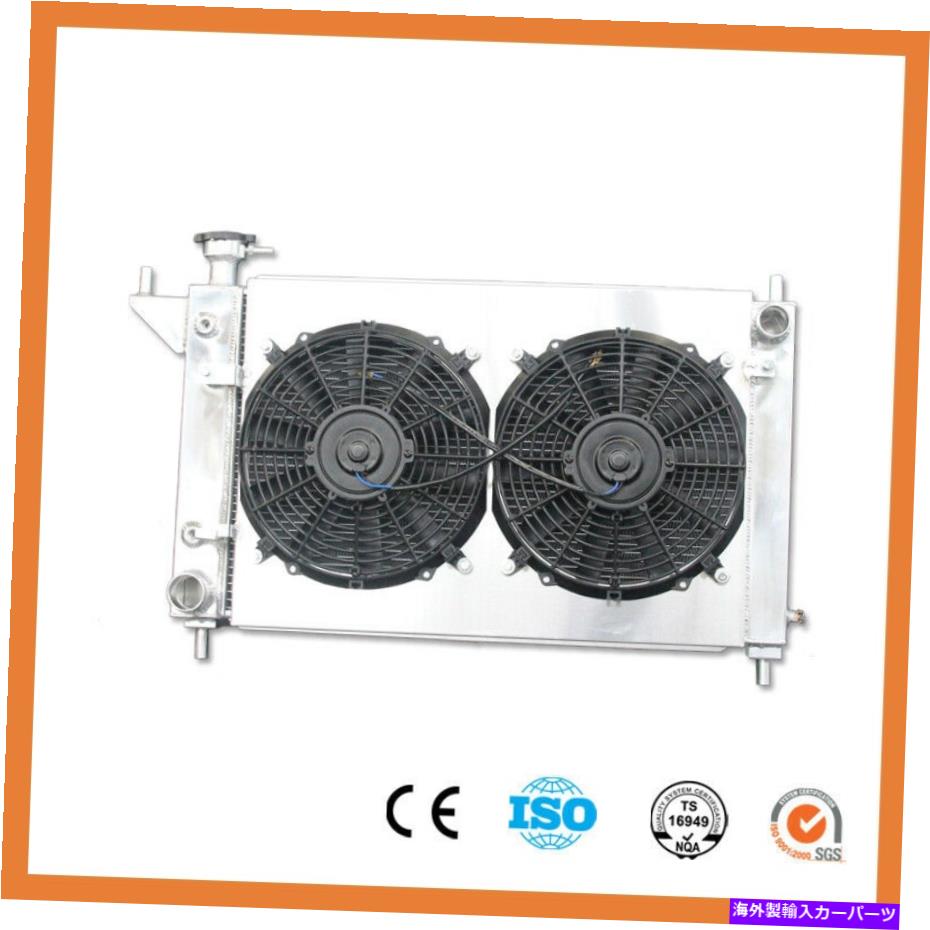 Radiator フォードマスタングGT GTS SVT 5.0L 94-96のラジエーター+ファンシュラウド3row V6 V8アルミニウム Radiator+Fan Shroud For Ford Mustang GT GTS SVT 5.0L 94-96 3Row V6 V8 Aluminum【並行輸入品】