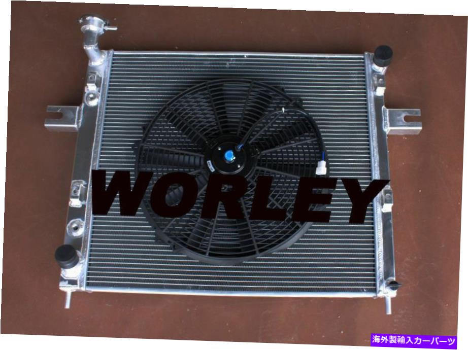 Radiator ジープグランドチェロキー4.0L L6 1999-2004 2000 01 02 03のアルミニウムラジエーター +ファン Aluminum radiator + fan for JEEP GRAND CHEROKEE 4.0L L6 1999-2004 2000 01 02 03【並行輸入品】